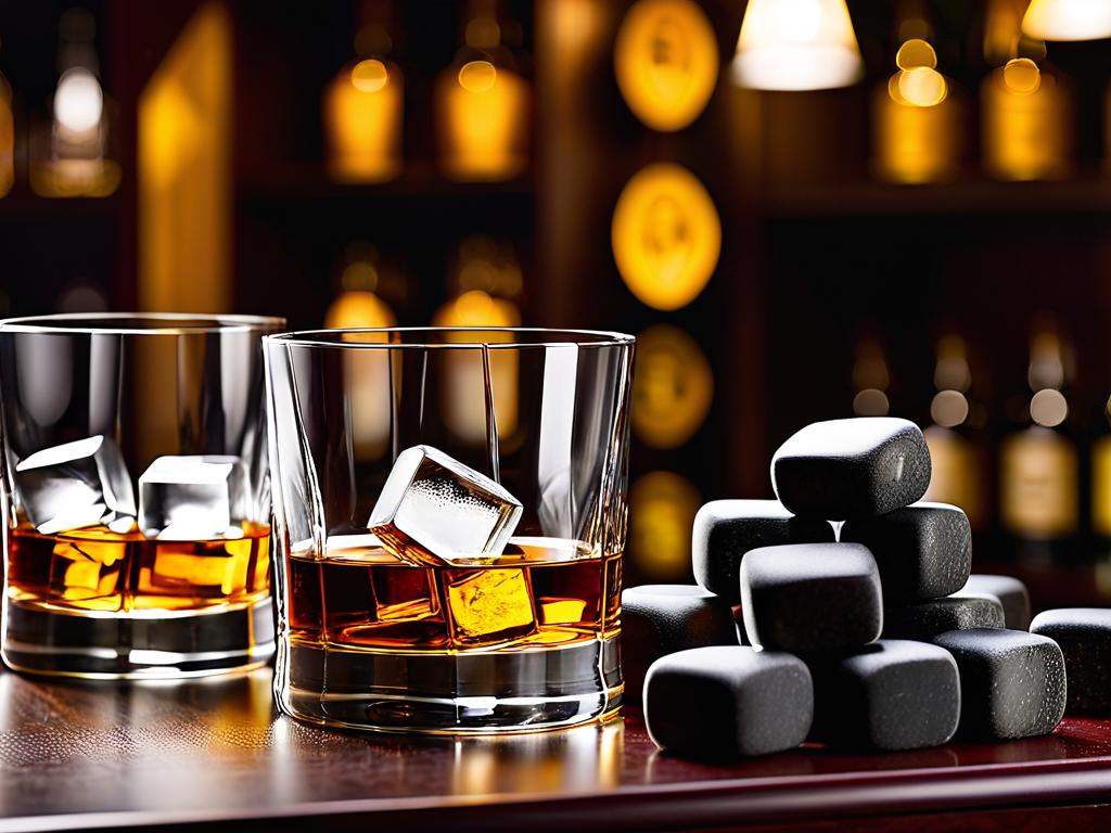 Piedras Reutilizables para Whisky - Chilling Rocas Para Tus Bebidas