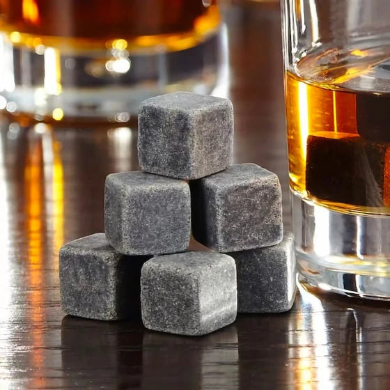 Piedras Reutilizables para Whisky - Chilling Rocas Para Tus Bebidas